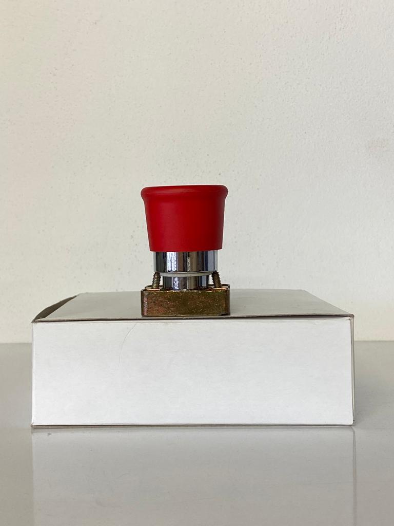 COMEPI ÇEKMELİ ACİL STOP BUTON Q40mm Kırmızı çekmeli kalıcı 1NA kontak düzeni IP65