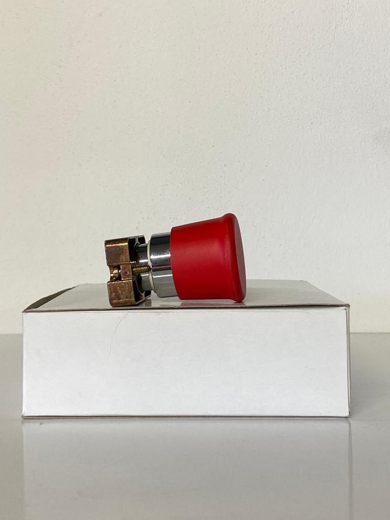 COMEPI ÇEKMELİ ACİL STOP BUTON Q40mm Kırmızı çekmeli kalıcı 1NA kontak düzeni IP65