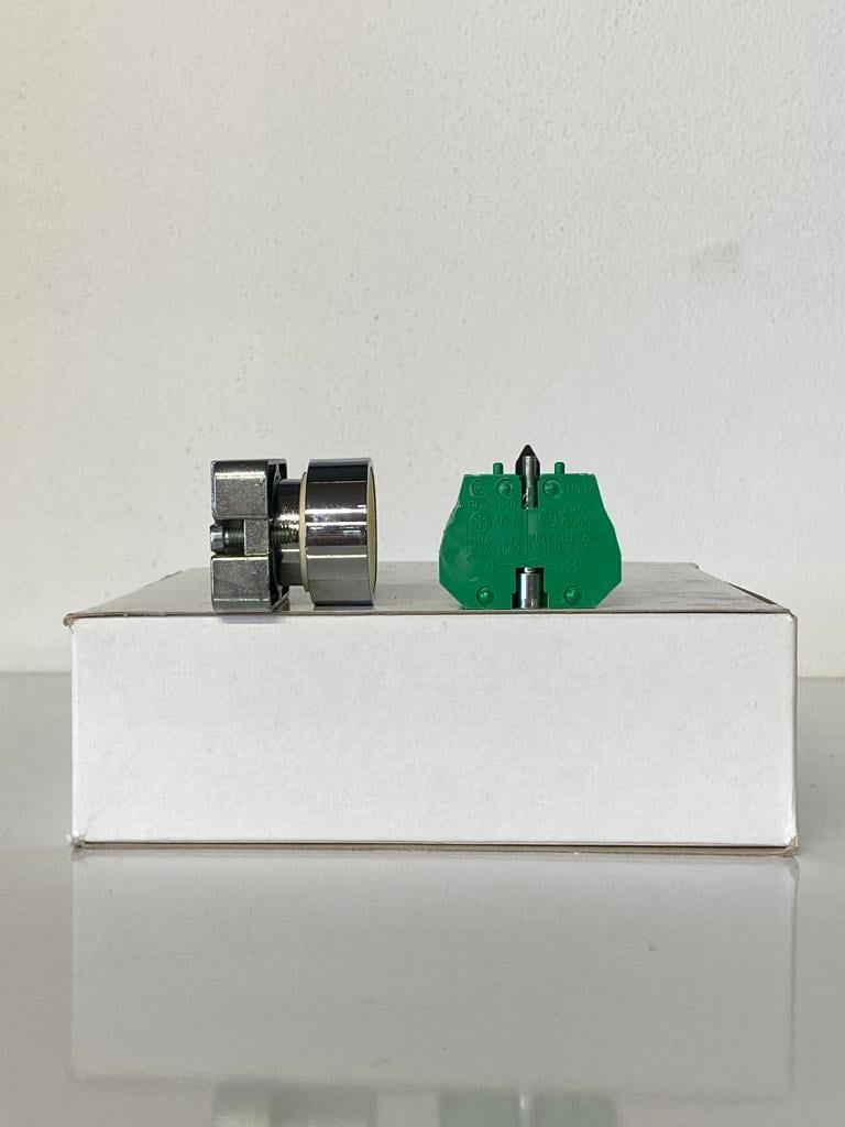 COMEPI  METAL  BUTON SARI Q22mm Yaylı 1NA kontak düzeni IP65