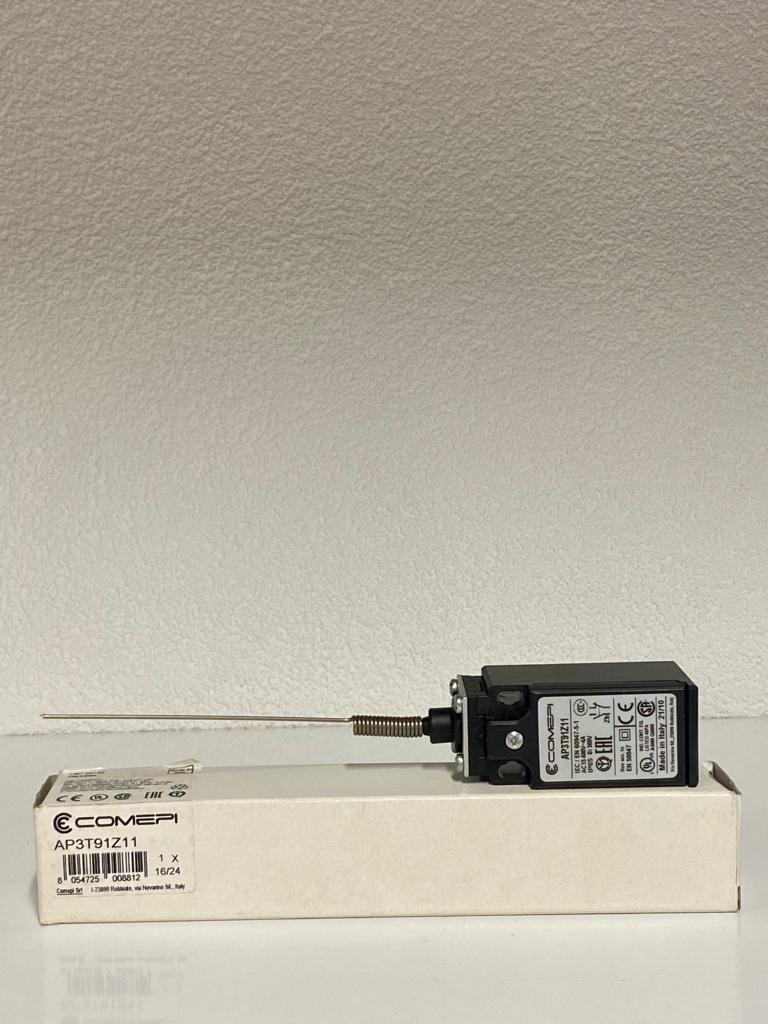 COMEPI PLASTİK GÖVDE LİMİT SWİTCH 30mm Çok yönlü telli çelik spiral 1NA 1NK kontak düzeni IP65