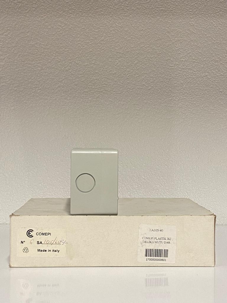 COMEPI PLASTİK İKİ DELİKLİ KUTU DAR