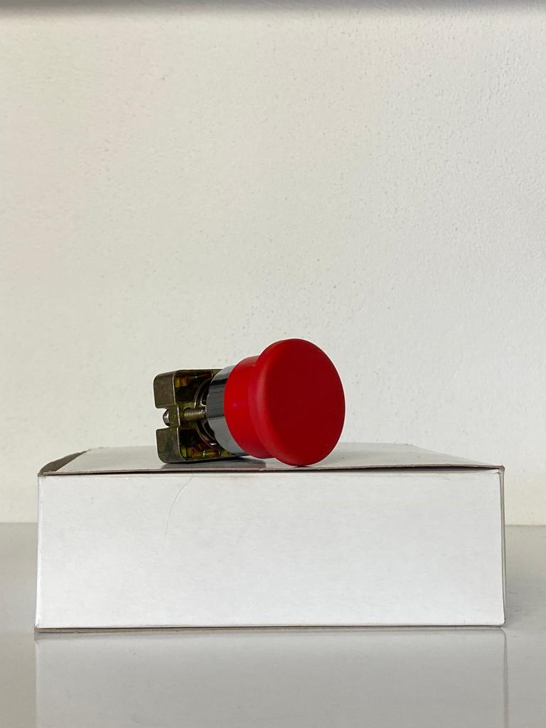 COMEPI YAYLI ACİL DURDURMA Q40mm Kırmızı yaylı 1NK kontak düzeni IP65