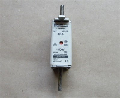 Genel Sigorta NH 1 40A 500V GG