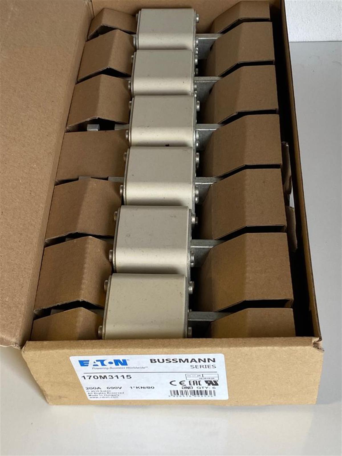Eaton Bussmann170M3115 FUSE 200A 690V 1*KN/80 AR UC  Bussmann170M3115 FUSE 200A 690V 1*KN/80 AR UC  Bussmann