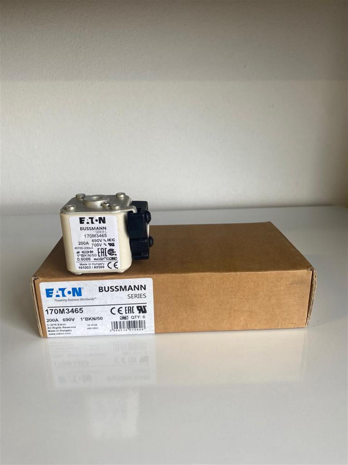 Eaton Bussmann170M3465 FUSE 200A 690V 1*BKN/50 AR UC  Bussmann170M3465 FUSE 200A 690V 1*BKN/50 AR UC  Bussmann