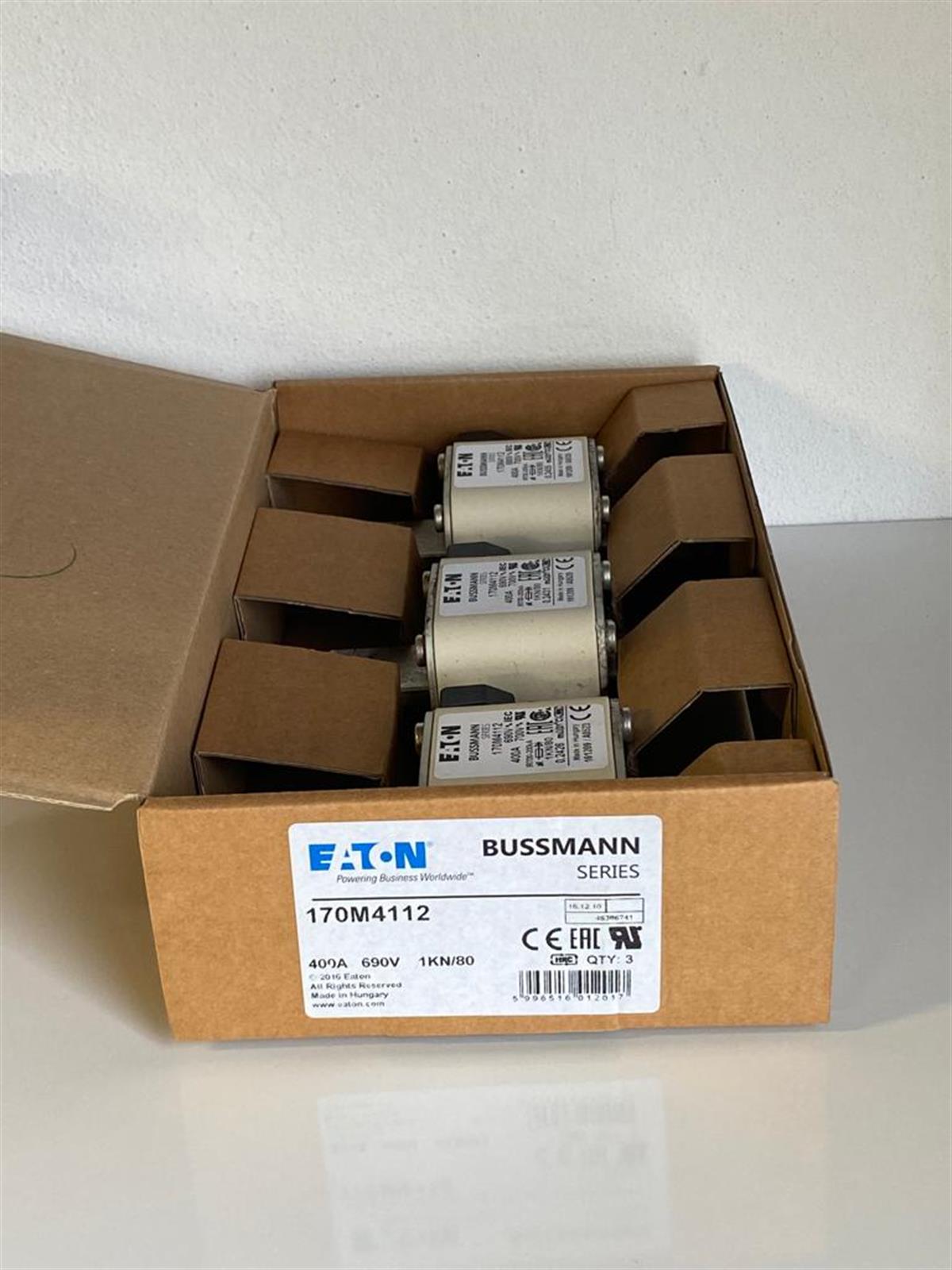 Eaton Bussmann170M4112 FUSE 400A 690V 1KN/80 AR UC  Bussmann170M4112 FUSE 400A 690V 1KN/80 AR UC  Bussmann