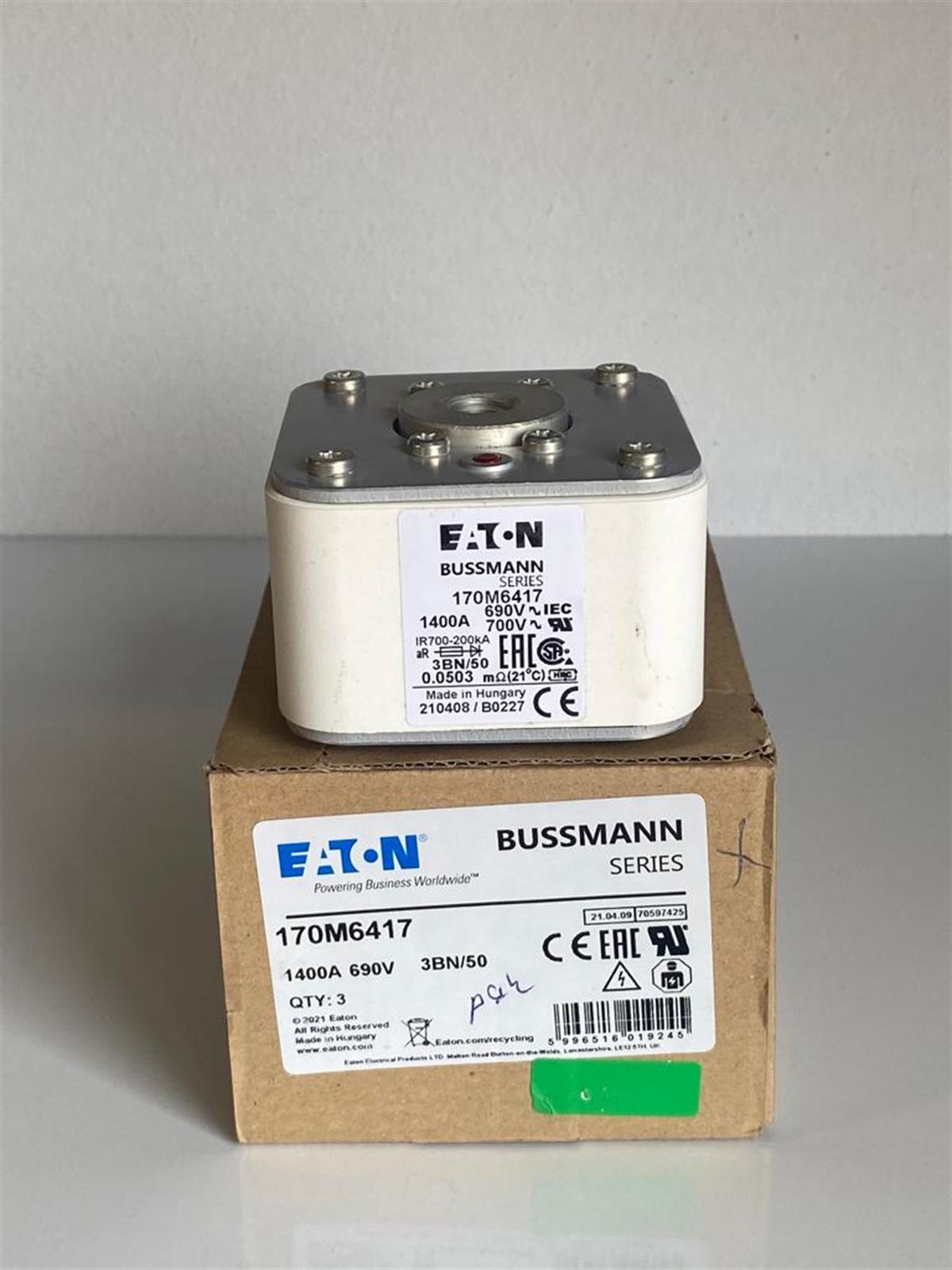 Eaton Bussmann170M6417 1400A 690V 3BN150170M6417 1400A 690V 3BN150