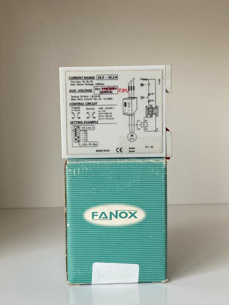 FANOX 230V AC MOTOR KORUMA RÖLESİ