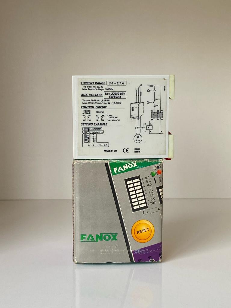 FANOX 230VAC MOTOR KORUMA RÖLESİ