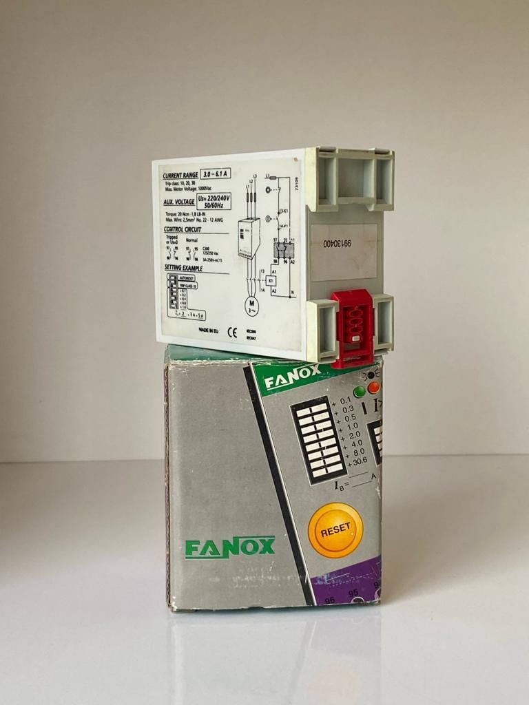 FANOX 230VAC MOTOR KORUMA RÖLESİ