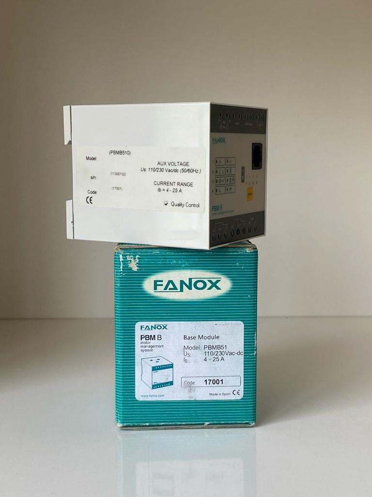 PBM51 FANOX MOTOR KORUMA 4-25A 110/230V AC/DC