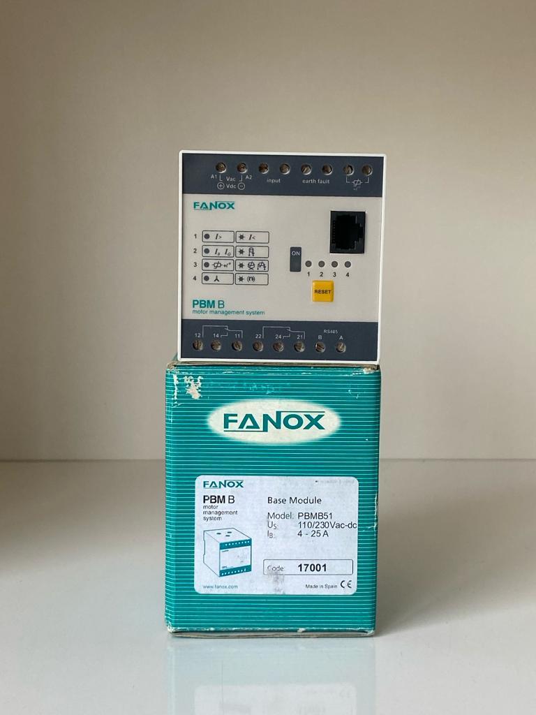 PBM51 FANOX MOTOR KORUMA 4-25A 110/230V AC/DC