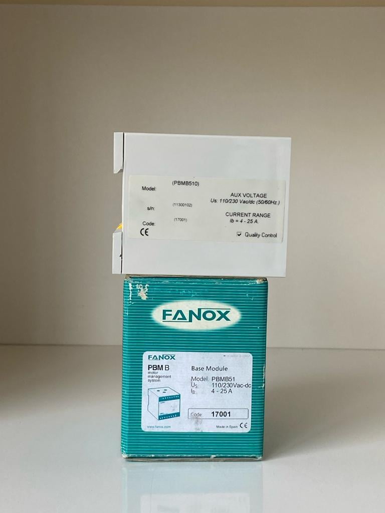 PBM51 FANOX MOTOR KORUMA 4-25A 110/230V AC/DC