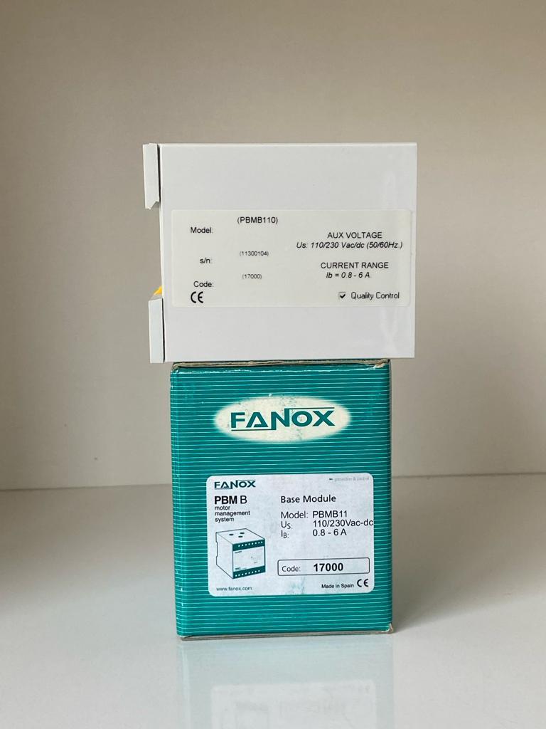 PBMB-11 FANOX MOTOR KORUMA 0,8-6A 110/230V AC/DC