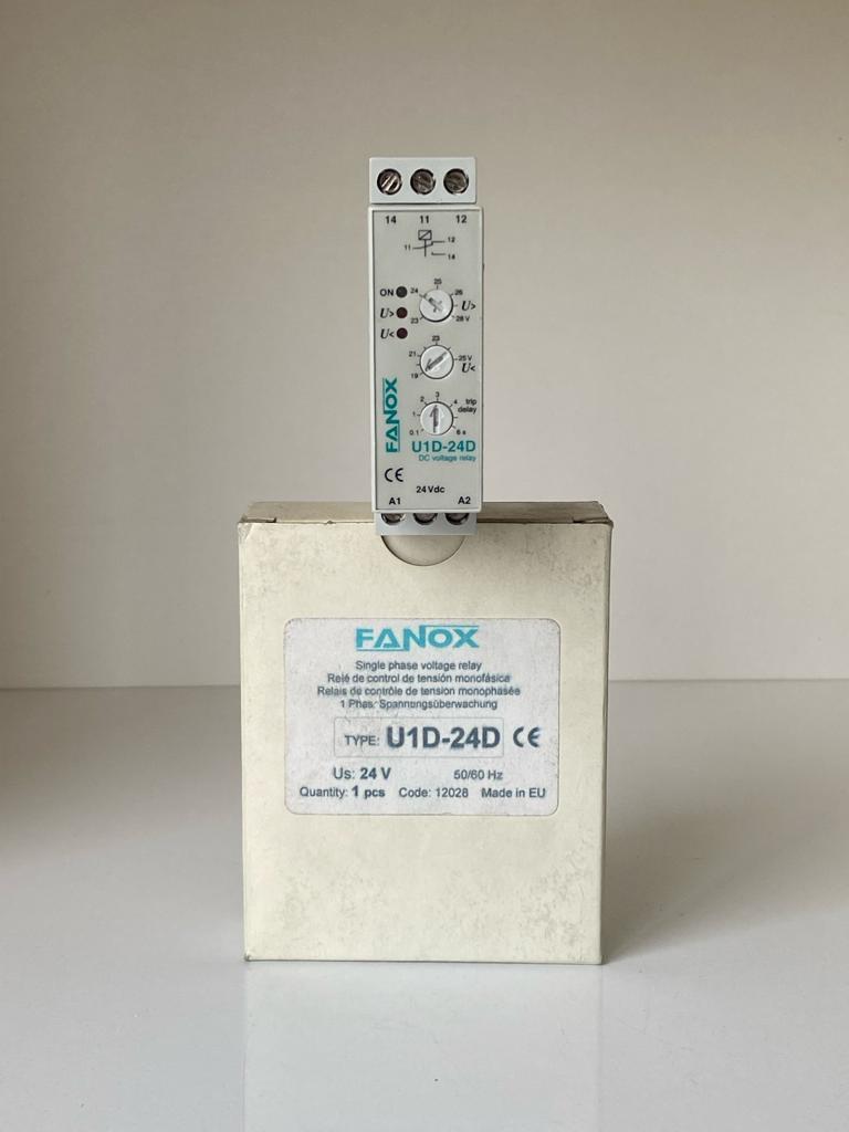 U1D-24D FANOX 24V MONOFAZE VOLTAJ KORUMA RÖLESİ