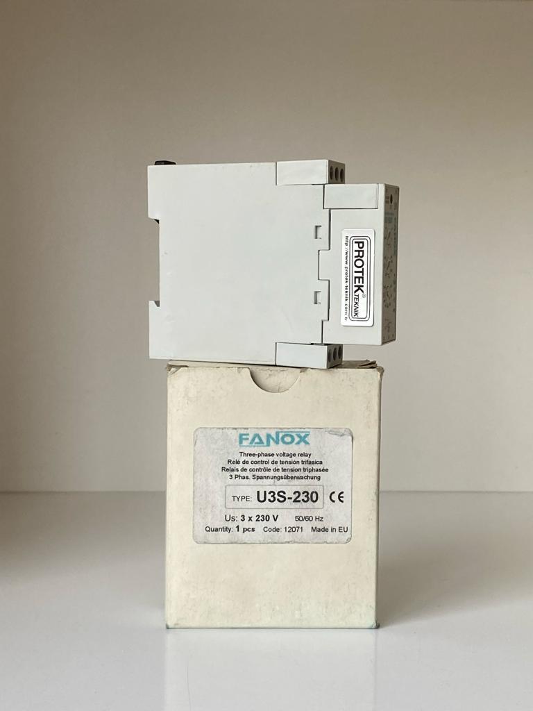 U3S-230 FANOX 3X230V VOLTAJ KORUMA RÖLESİ