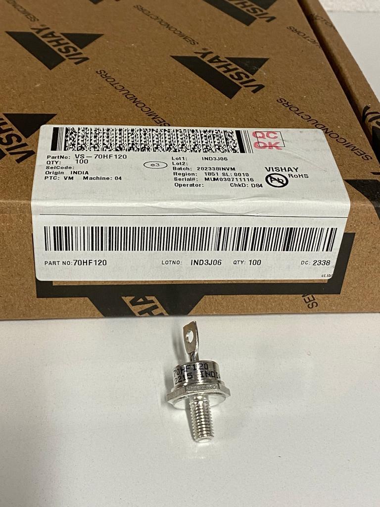 VISHAY.70A 1200V DO203AB DO5 VİDALI DİYOT