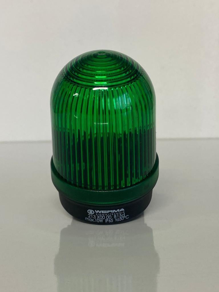 WERMA 12-240V DUVARA MONTAJ LAMBA YEŞİL