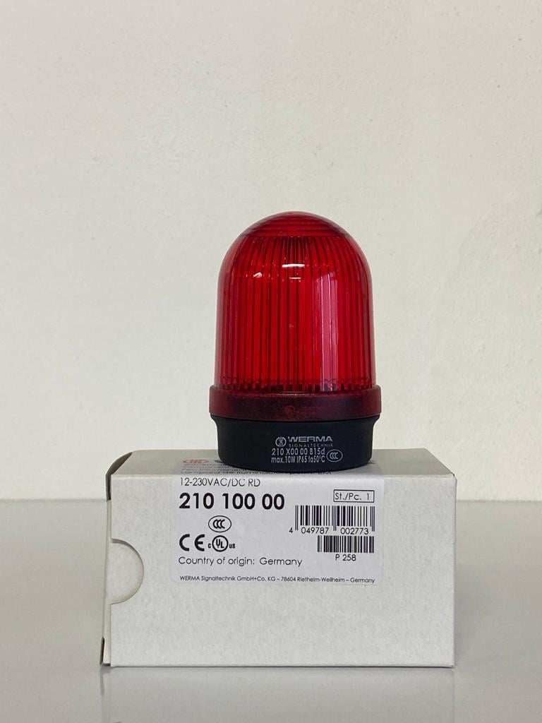 WERMA 12-240V LAMBA KIRMIZI