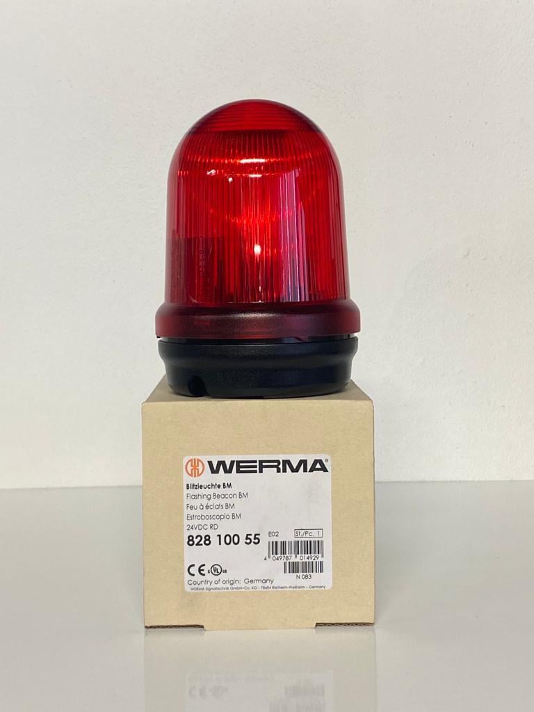 WERMA 24V DC FLAŞÖR KIRMIZI