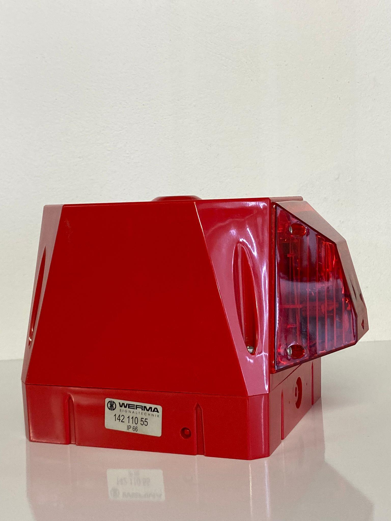 WERMA 24V ELEKTRONİK SİREN + FLAŞ