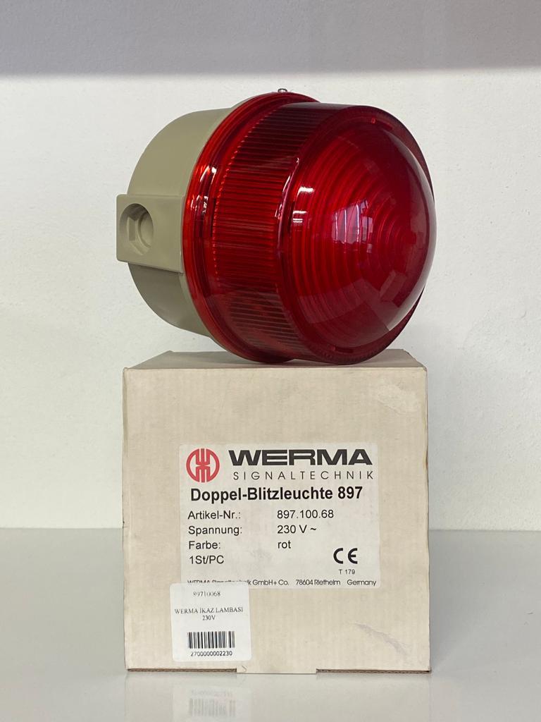 WERMA İKAZ LAMBASI 230V