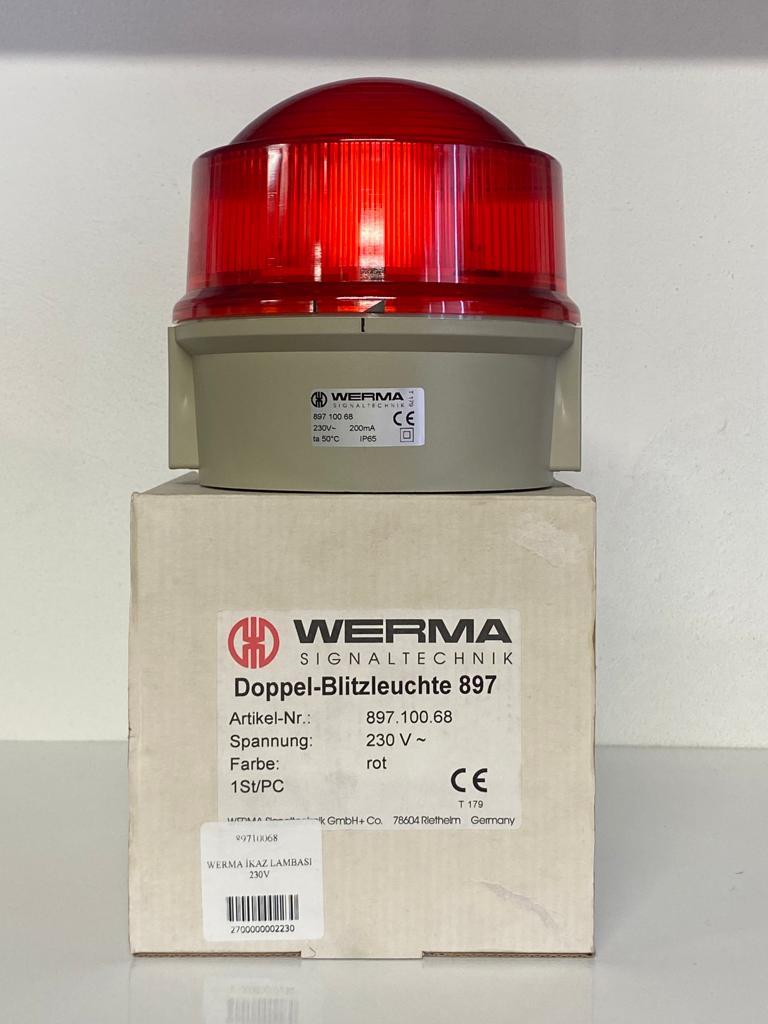 WERMA İKAZ LAMBASI 230V