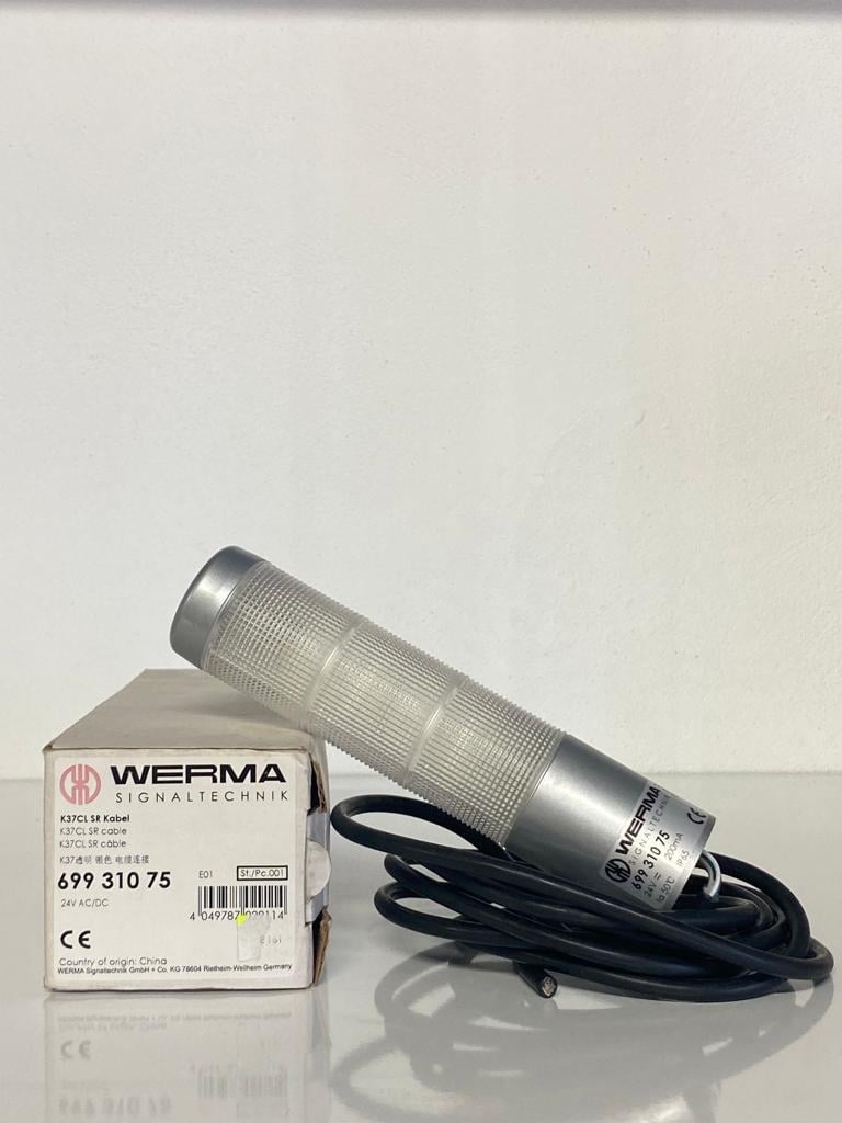 WERMA K37CL SR CABLE EM PULSE TONE 24VAC/DC GN