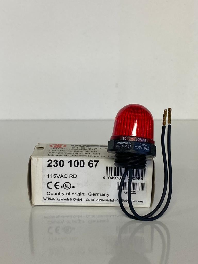 WERMA LED.PERM BEACON EM 115VAC RD