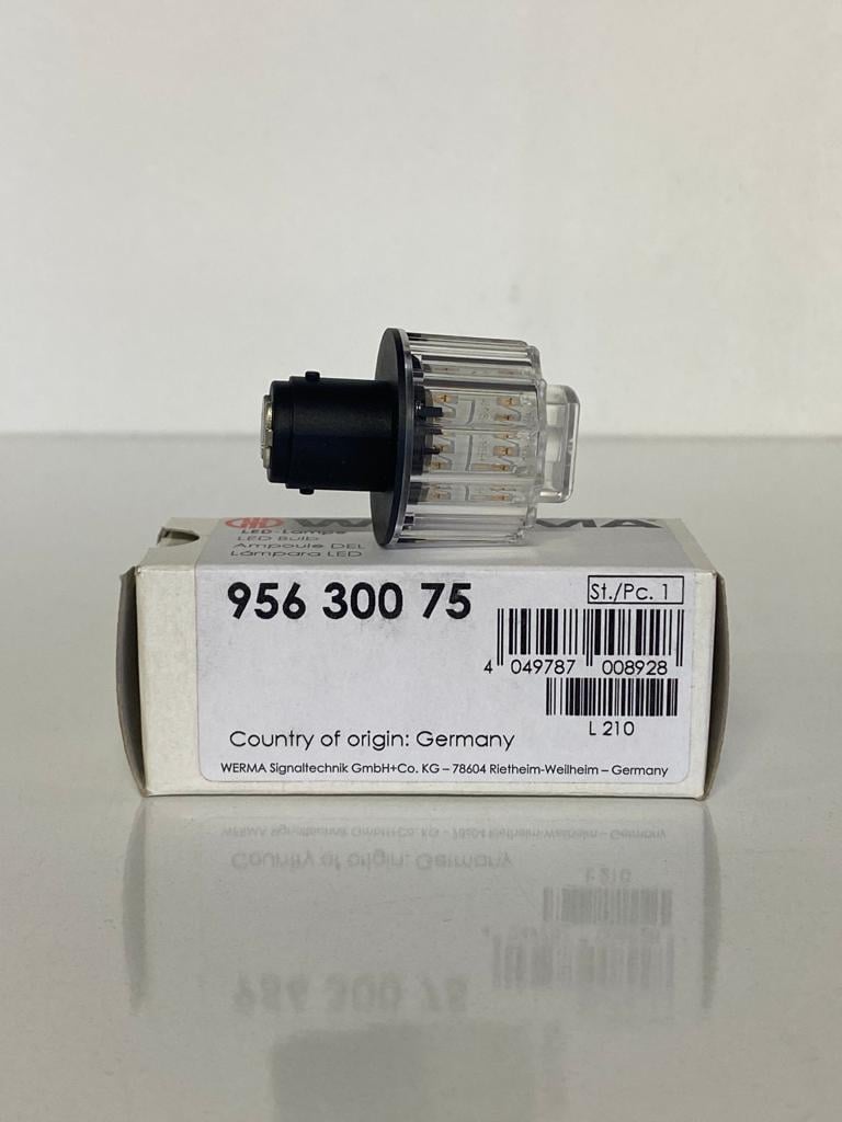 WERMA LED B15D AMPUL SARI 24V AC/DC