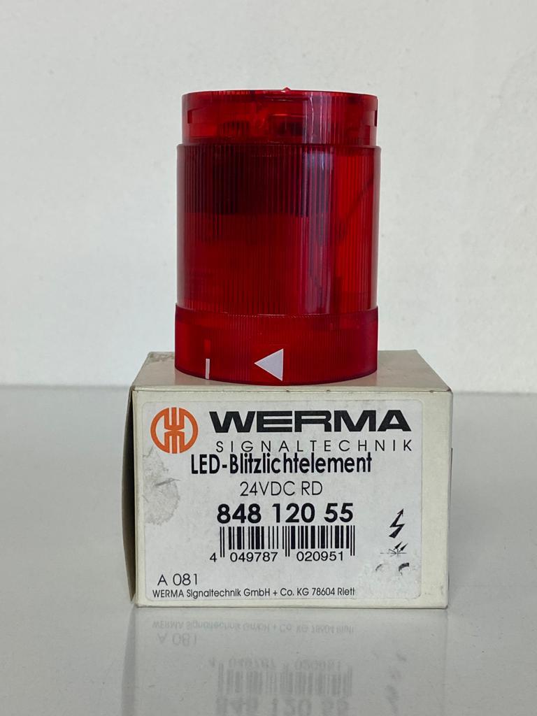 WERMA LED FLAŞ 24V DC RD