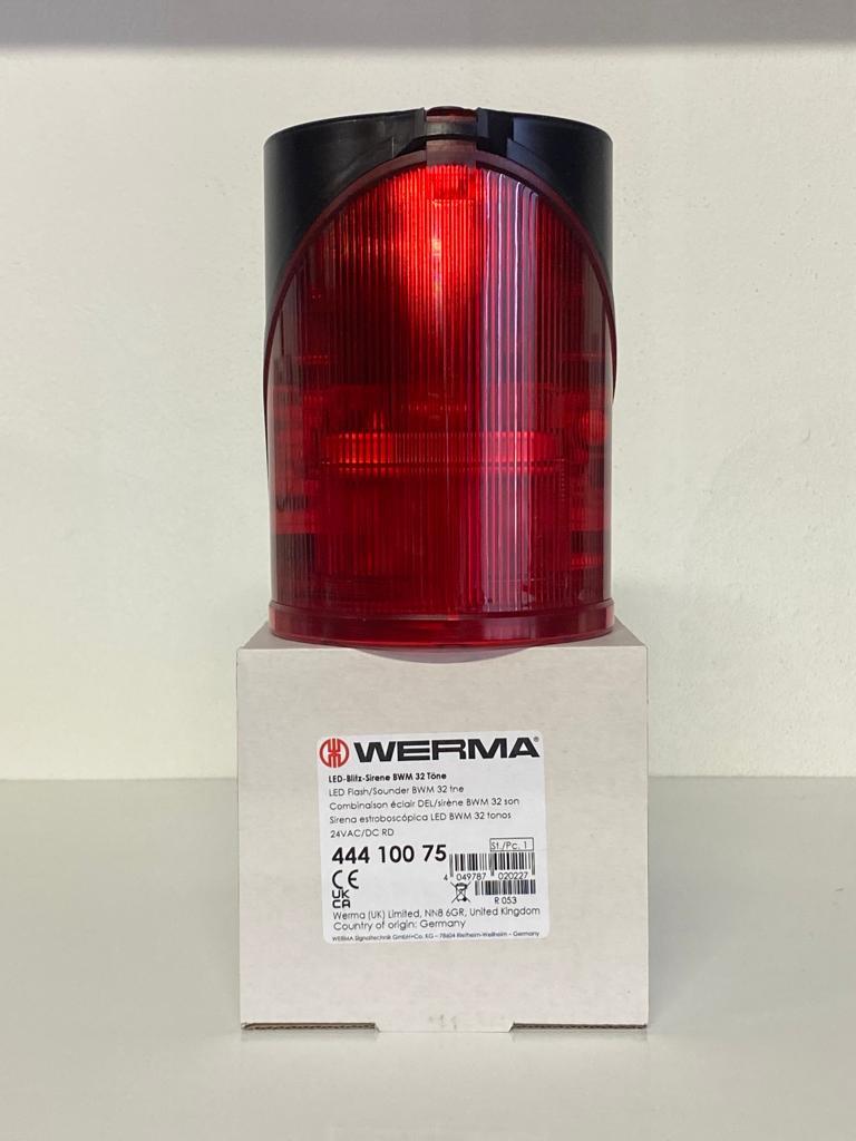 WERMA LED FLAŞ SOUNDER 32 TNE 24V AC/DC