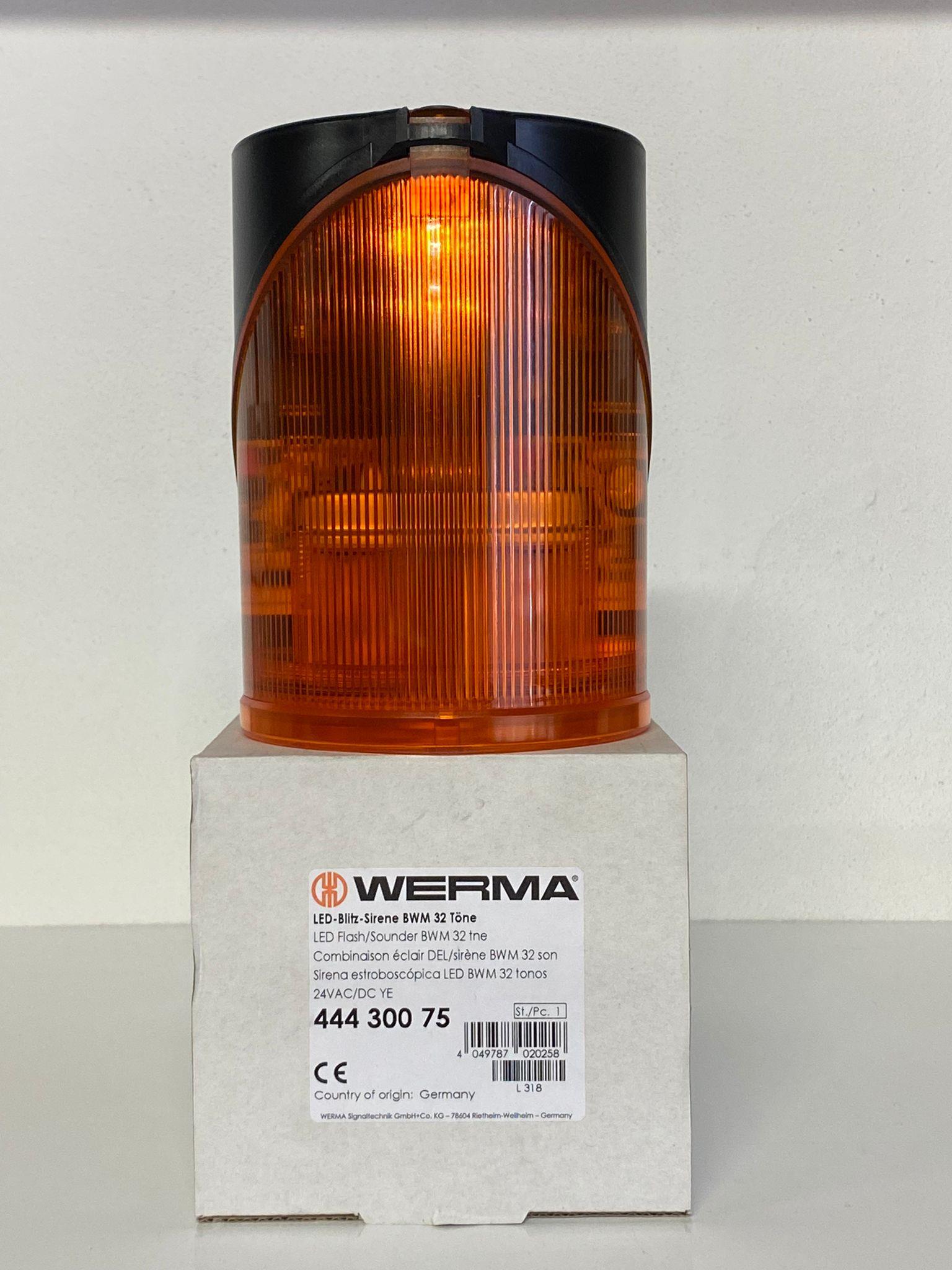 WERMA LED FLAŞ SOUNDER 32 TNE 24V AC/DC
