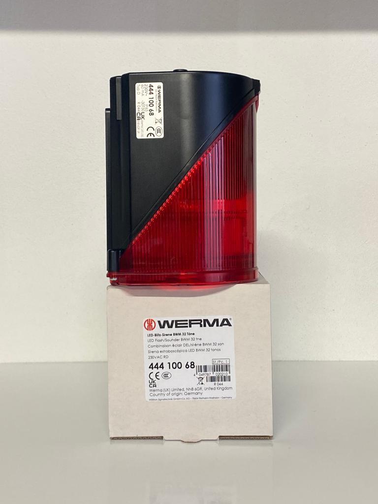 WERMA LED FLAŞ SOUNDER 32 TONE 230V AC