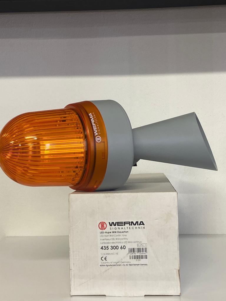 WERMA LED HORN WM 115-230VAC YE