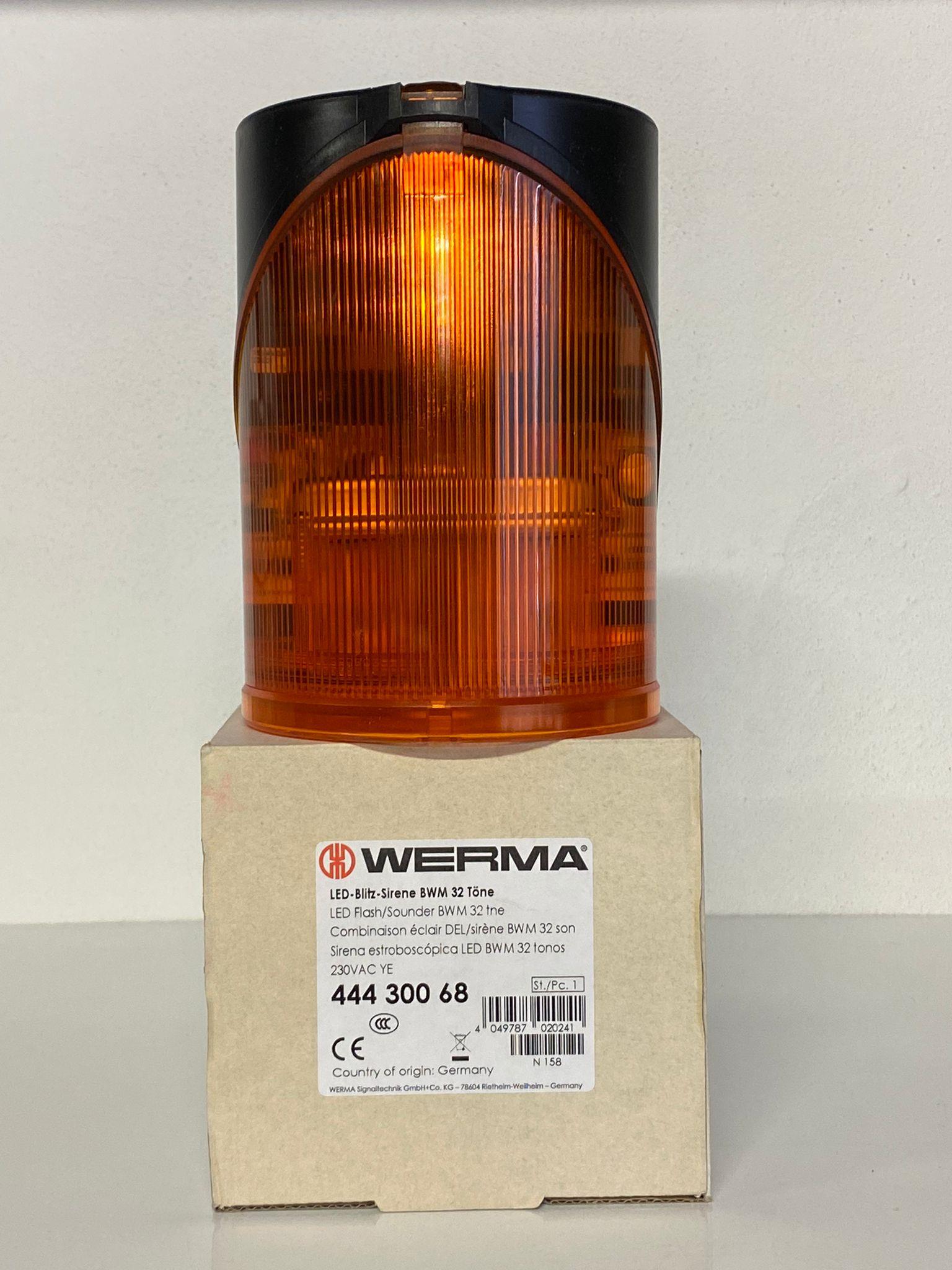 WERMA LED SOUNDER 32 TONE 230V AC