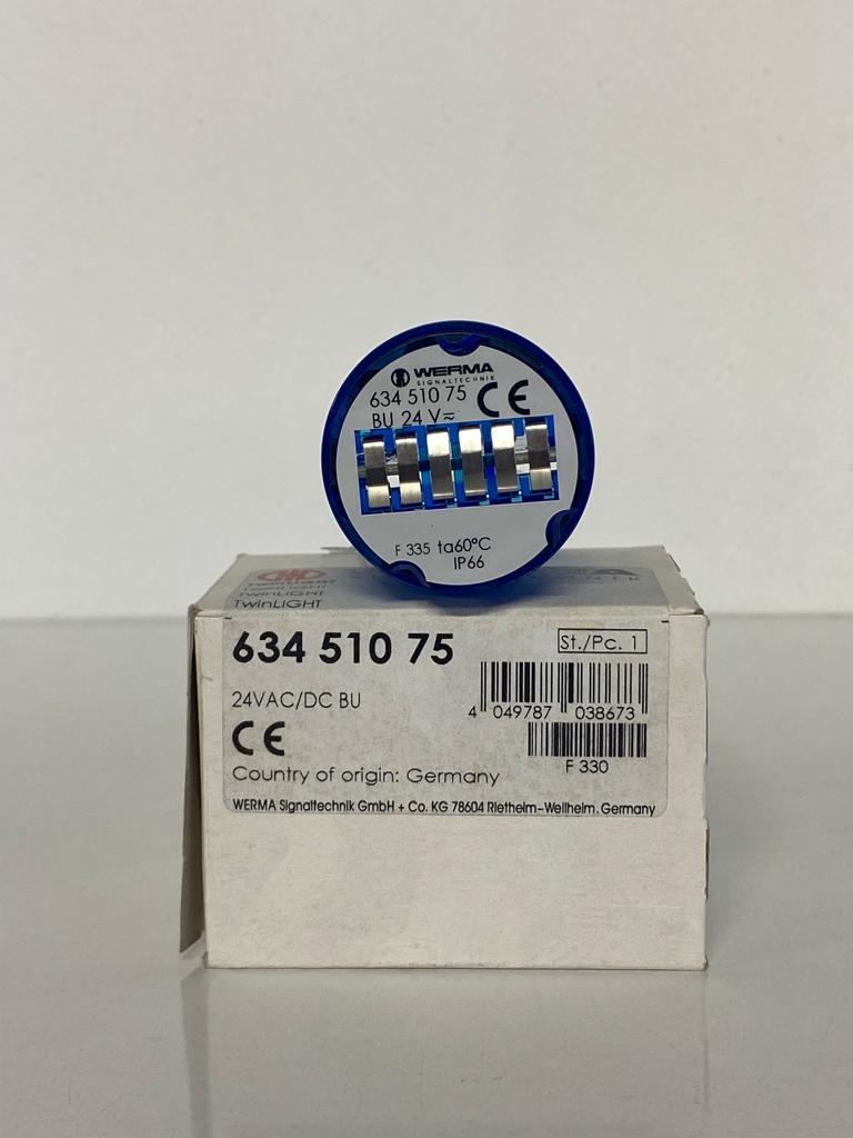 WERMA TWINLIGHT24VAC/DC BU