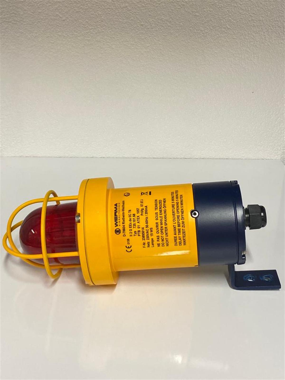 WermaWERMA - 72010168 -  Beacon,ATEX,flashing, WM 230VAC RDWERMA Ex Flashing Beacon