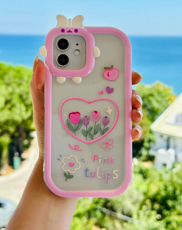  Iphone 12 ve 12 Pro Uyumlu Baskı Desenli Silikon Kılıf