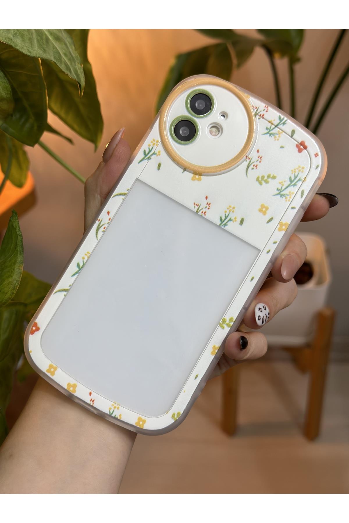 iPhone 11 Uyumlu Çiçek Bahçesi Desenli Kılıf smile2, one size