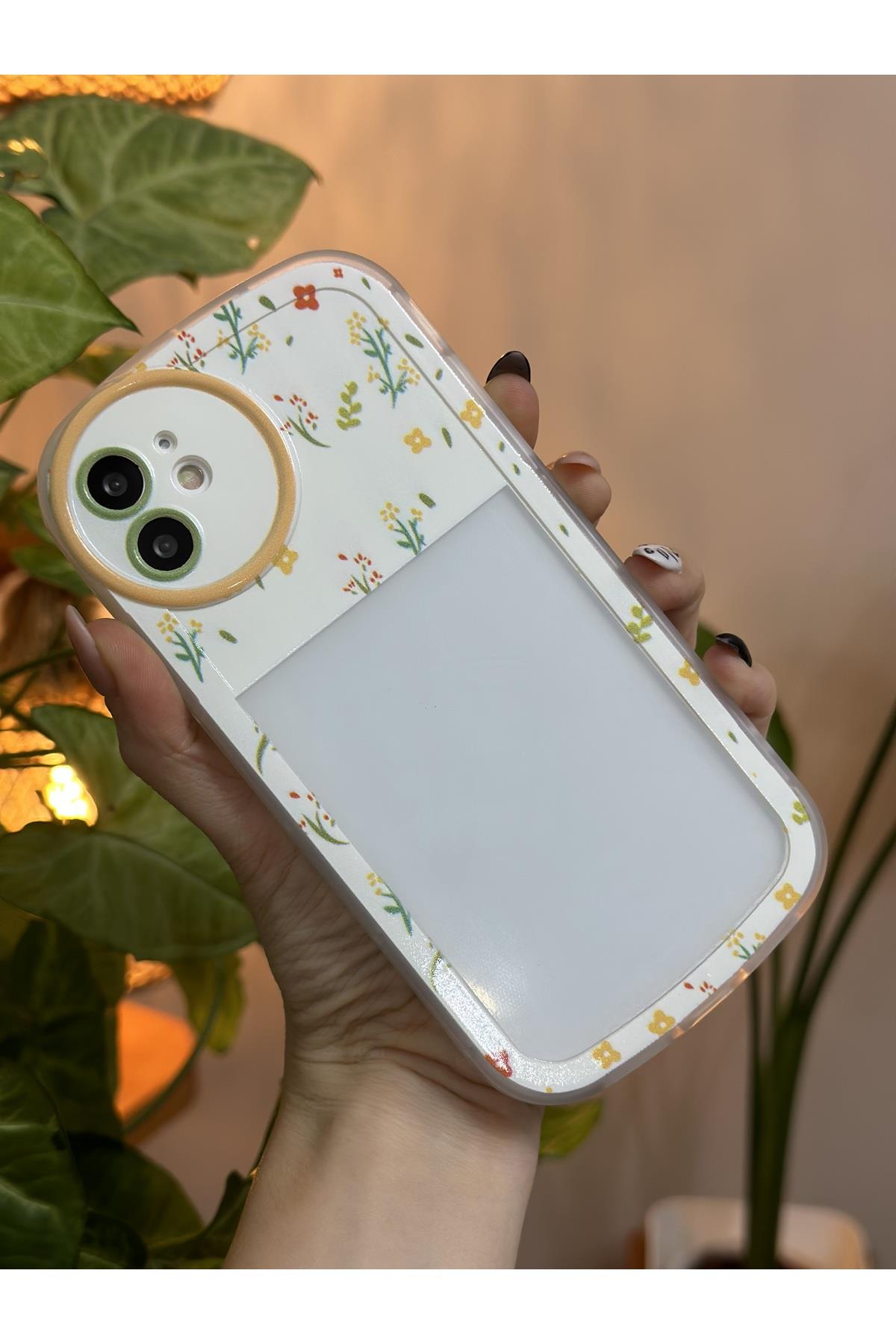 iPhone 11 Uyumlu Çiçek Bahçesi Desenli Kılıf smile2, one size