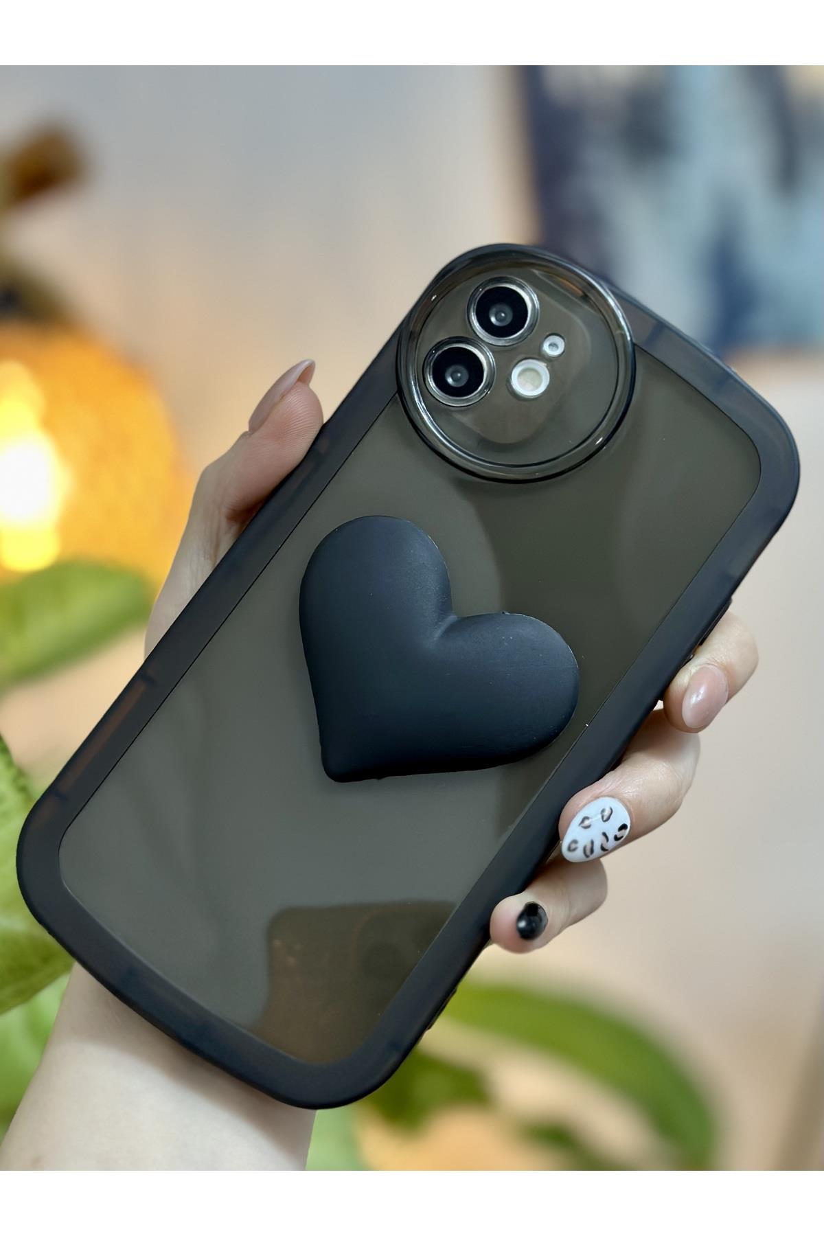 iPhone 11 Uyumlu Oyuncaklı Kalp Desenli Kılıf 11oyuncakkalp, one size