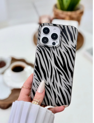 Iphone 16 Promax Uyumlu Mat Baskı Parmak İzi Bırakmaz Şeffaf Kılıf