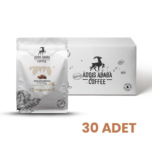 Addis Ababa Coffee - Çikolata Aromalı Filtre Kahve - 250 Gr. - x 30 adet
