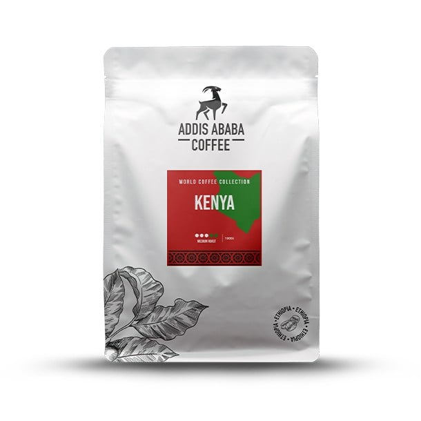 Addis Ababa Coffee - Dünya  Kahvesi - Arabica - Kenya - 1000 Gr. 