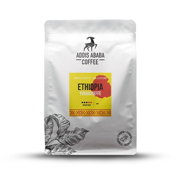 Addis Ababa Coffee - Dünya  Kahvesi - Arabica - Etiyopya Yirgacfee - 1000 Gr. 
