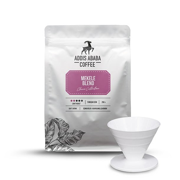 Addis Ababa Coffee - Mekele - Light Roast - Meyvemsi - 250 Gr. ( V60 Hediyeli )