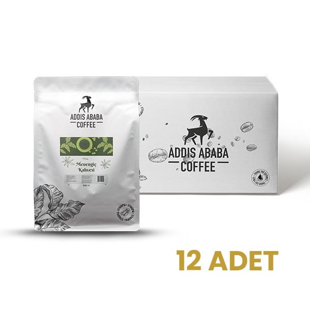 Addis Ababa Coffee - Yöresel Kahve - Menengiç Kahvesi - 1000 Gr. x 12 adet ( 1 Koli )