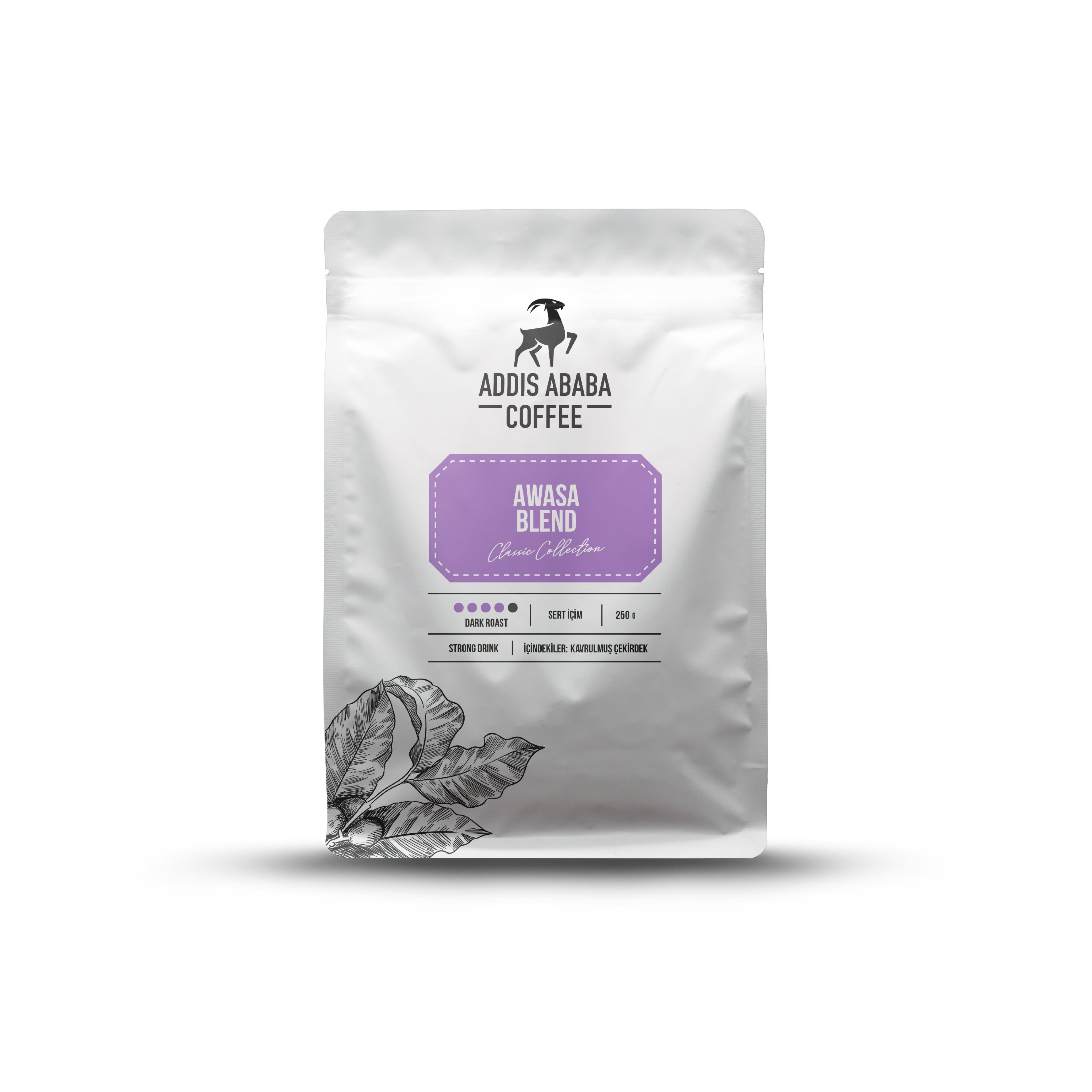 Awasa Blend Kavrulmuş Çekirdek Kahve 250 Gr