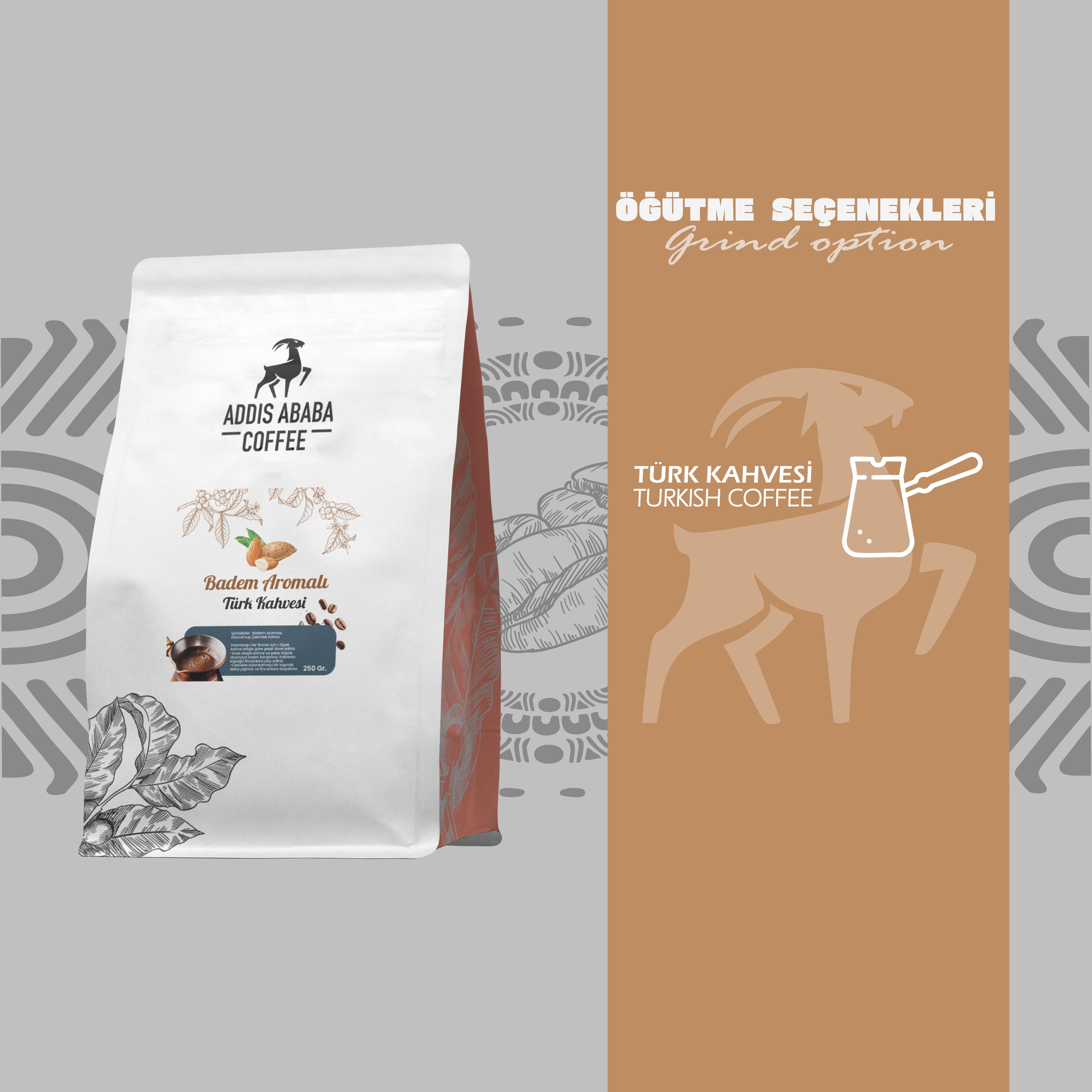 Bademli Türk Kahvesi 250 Gr.